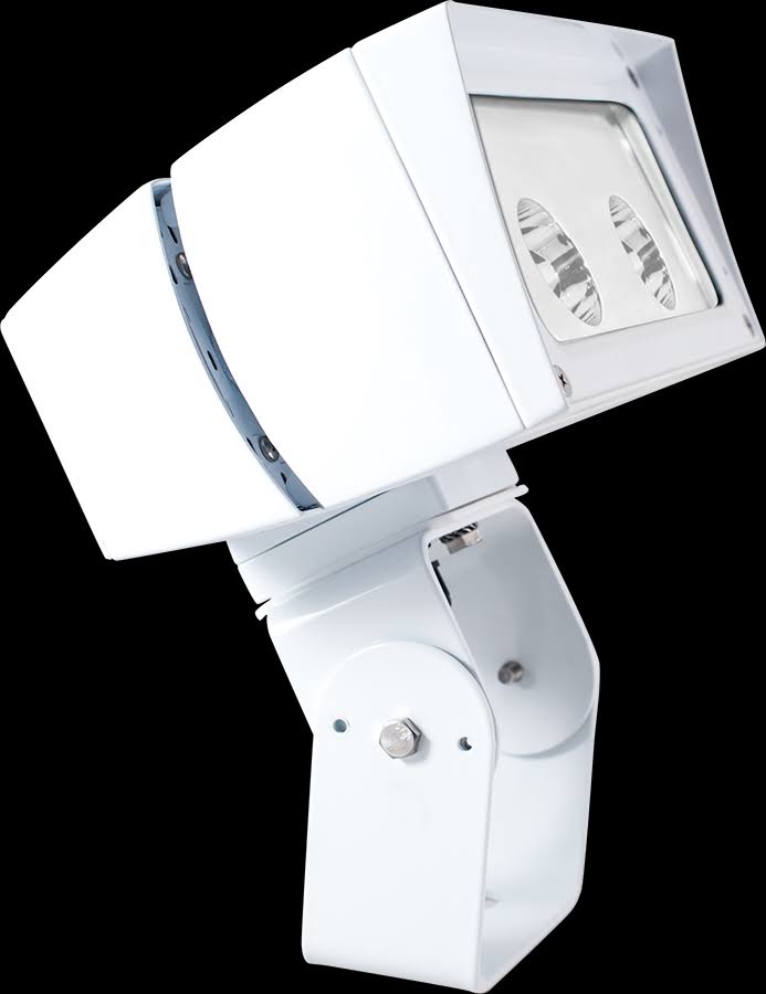 Future Flood 52W 4x4 277V Cool LED Trunnion on White V671