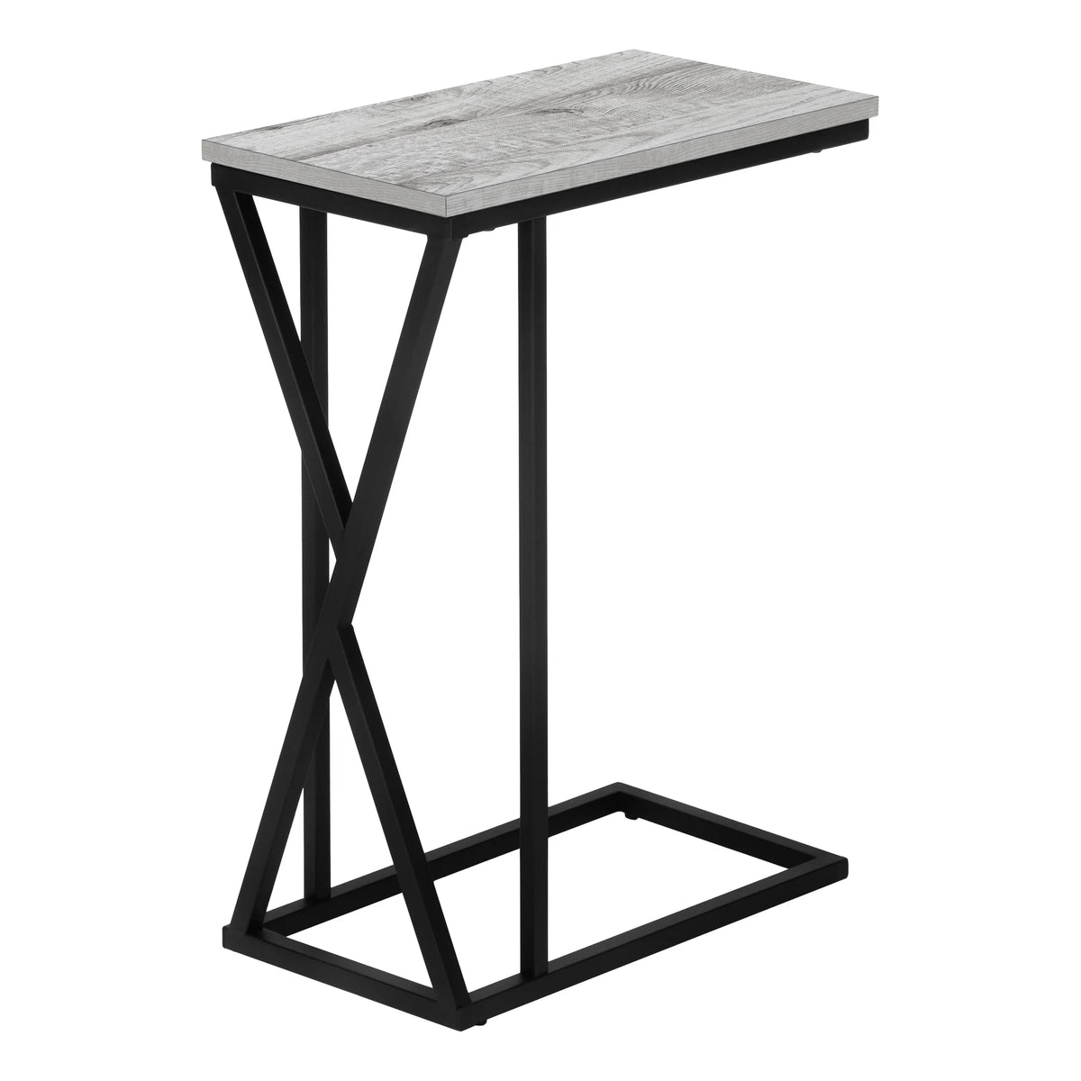 C-shaped Metal Accent Table U3010