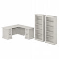 L Shaped Computer Desk with Bookcases U65270