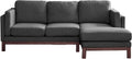 84" L-Shaped Upholstered Sectional Sofa with Chaise Lounge T99602