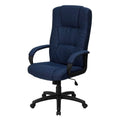 Blue Fabric Executive Swivel Chair with Arms L13091