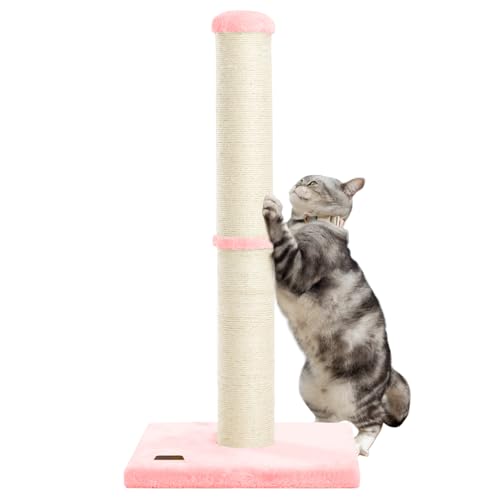 34 Inch Natural Sisal Cat Scratching Post N270