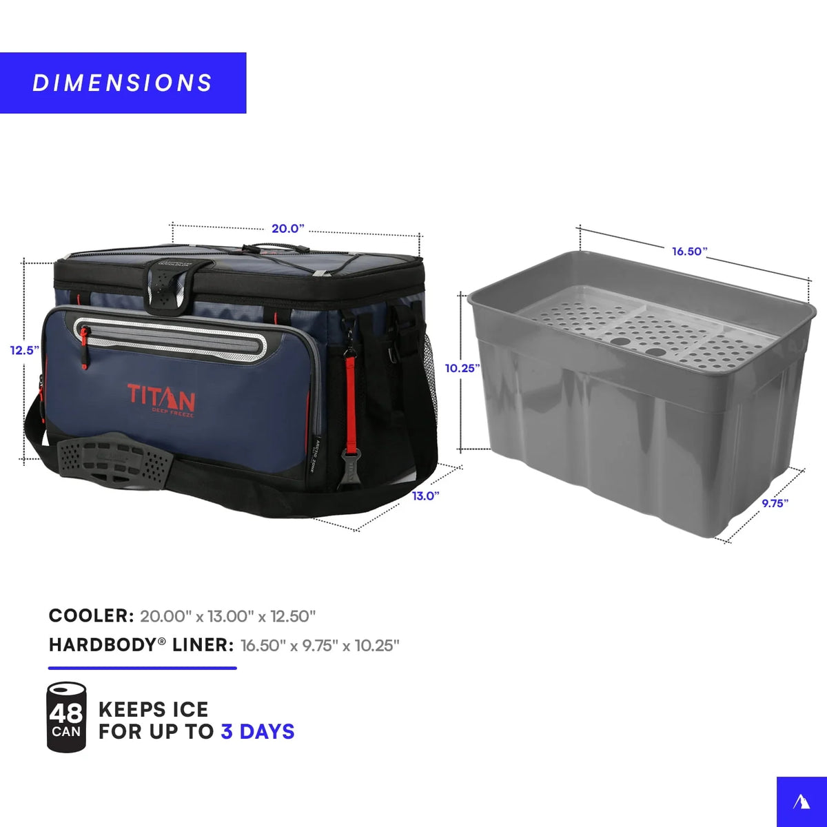 48 Can 30 Quart Zipperless HardBody Cooler A5532