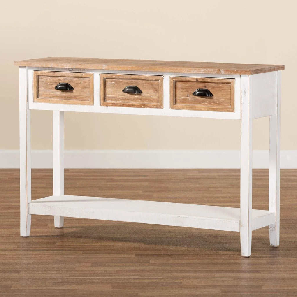 White Oak Console Tables N250