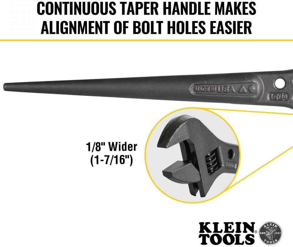 Adjustable Spud Wrench 10-Inch with Tether Hole, Pack of 2 K554