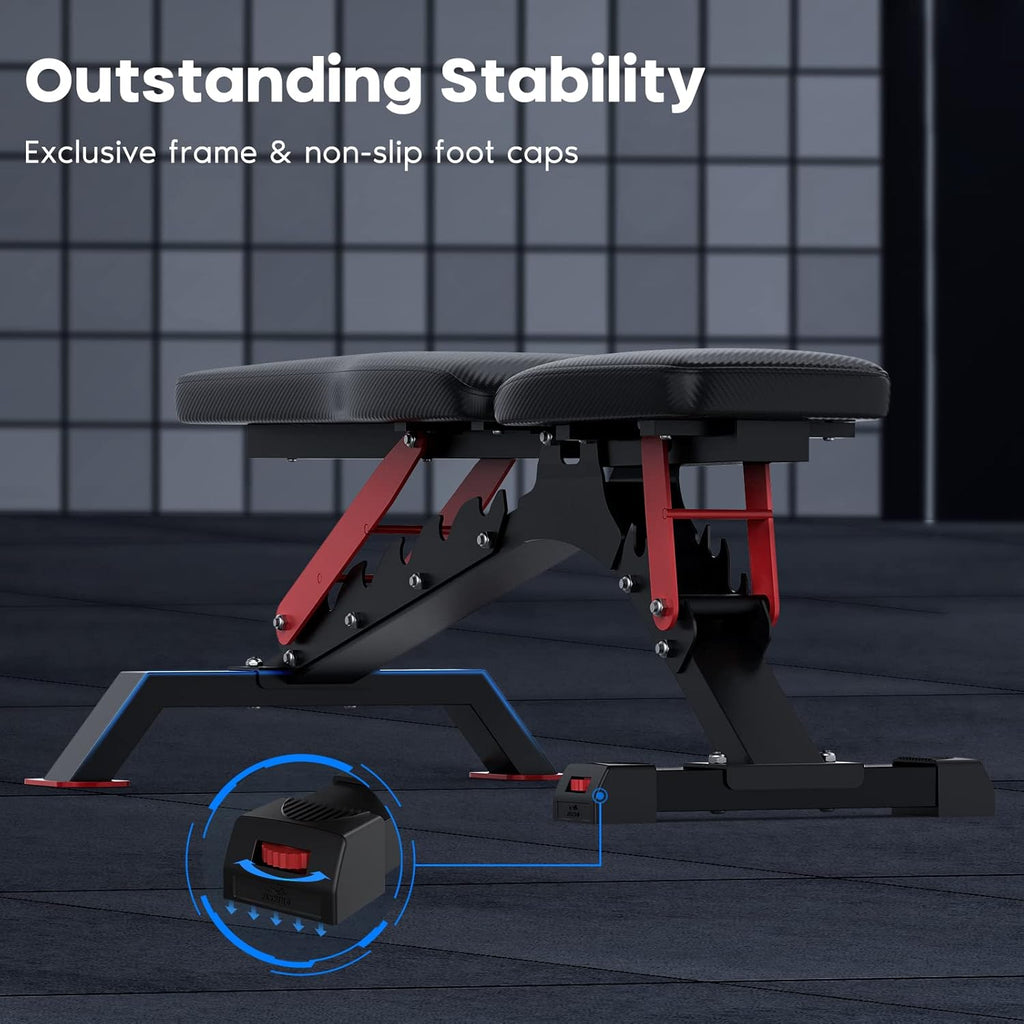 1100LBS Adjustable Weight Bench M55244