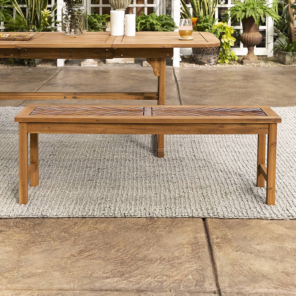 Acacia Wood Dining Bench Z590